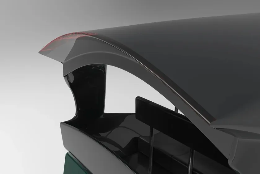 Render detail of the canopy edge